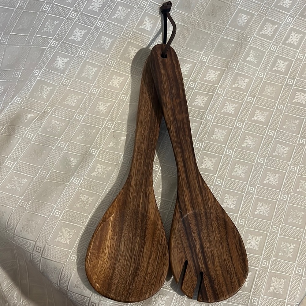 Fork & Spoon spork Wall decor salad serving utensils